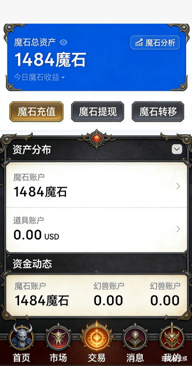 魔域私服怀旧老版主城画面